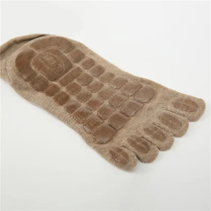 Solid Toe Socks with Non-Slip Decor - Image 9