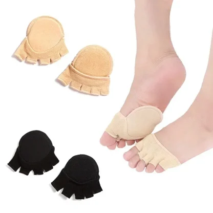 Comfy Half Toe Socks with Fingerless Design - Image 3