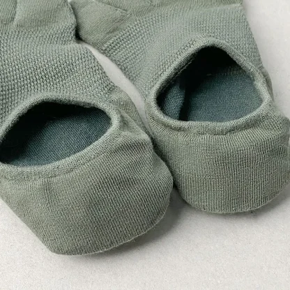 Breathable Plain Color Toe Socks - Image 8