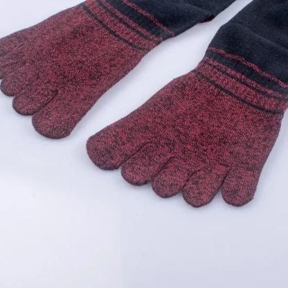 Compression Socks with Striped Print - Image 3