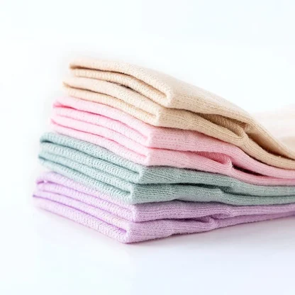 Moisture-wicking Solid Color Toe Socks - Image 12