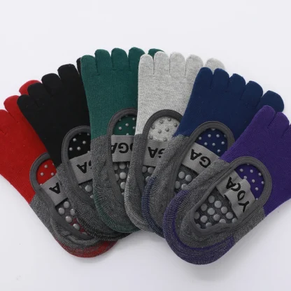 Breathable Non-Slip Ankle Socks for Yoga - Image 11