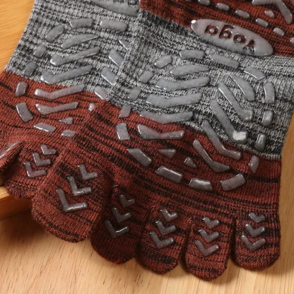 Toeless Printed Socks with Non-Slip Design - Image 9