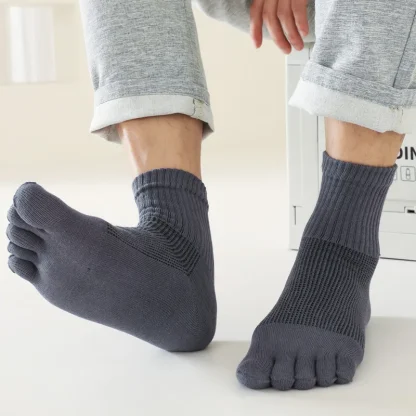 Soft Elastic Toe Socks with Breathable Fabric - Image 3