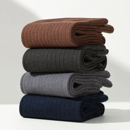 Split Toe Socks with Solid Color Design - Image 14
