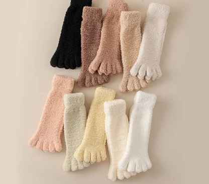 Soft Thicken Toe Socks with Thermal Design - Image 10