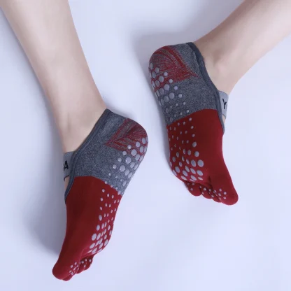 Breathable Non-Slip Ankle Socks for Yoga - Image 9