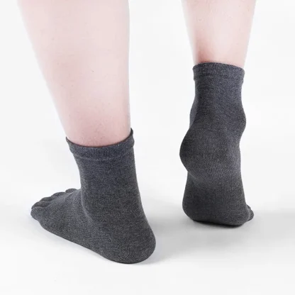 Sweat-absorbing Glove Socks with Plain Design - Image 6