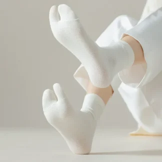 3 Pairs Split Solid Toe Socks