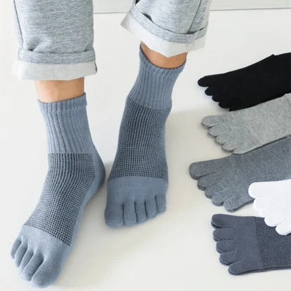Soft Elastic Toe Socks with Breathable Fabric - Image 2