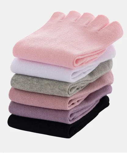 Comfortable Plain Socks with Breathable Fabric - Image 8