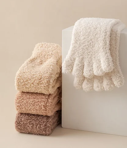 Soft Thicken Toe Socks with Thermal Design - Image 9