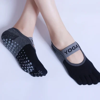 Breathable Non-Slip Ankle Socks for Yoga - Image 4