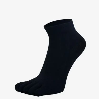 Plain Color Ankle Socks with 5 Fingers - Image 2