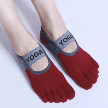 Breathable Non-Slip Ankle Socks for Yoga - Image 8