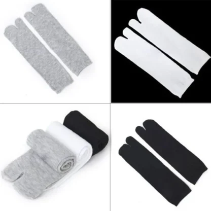Comfy Split Toe Socks with Solid Color - Image 12