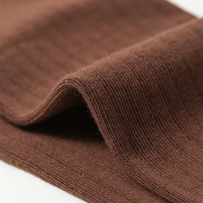 Split Toe Socks with Solid Color Design - Image 11