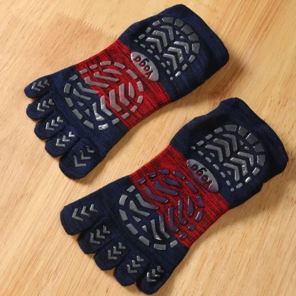 Toeless Printed Socks with Non-Slip Design - Image 4