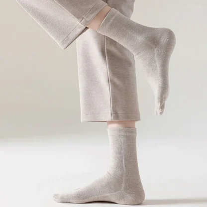 Sweat-absorbing Glove Socks with Plain Design - Image 2