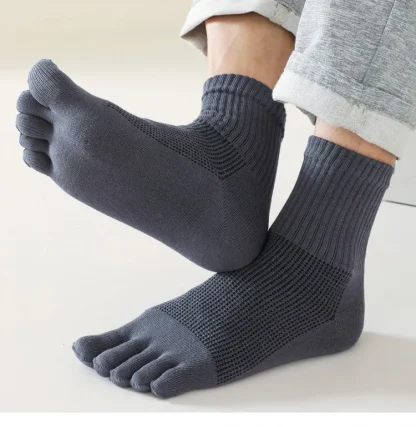 Soft Elastic Toe Socks with Breathable Fabric - Image 4