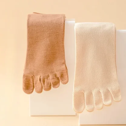 Striped Print Trim Breathable Socks - Image 7