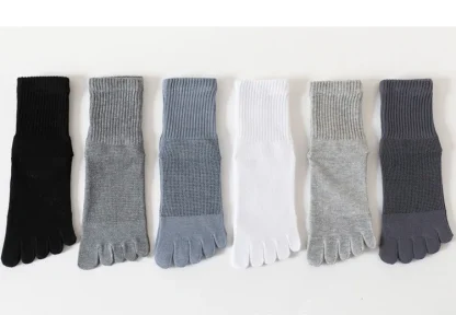 Soft Elastic Toe Socks with Breathable Fabric - Image 6