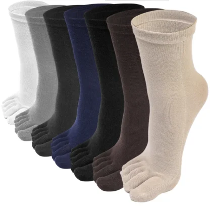 Antibacterial Breathable Five Finger Socks - Image 5