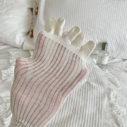 Light Solid Color Socks with Breathable Fabric - Image 15